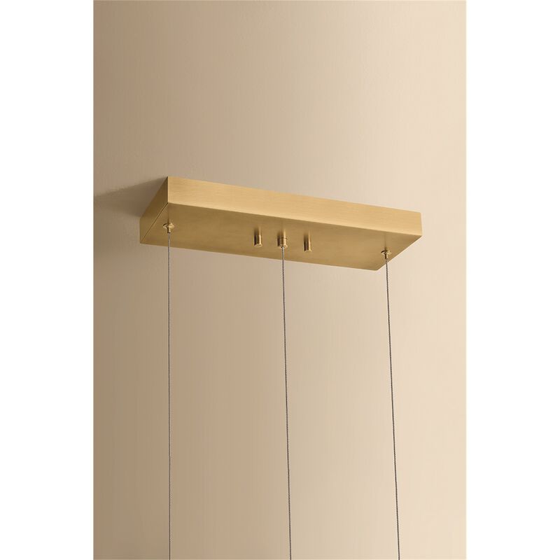Maxwell Medium Linear Chandelier by Sonneman